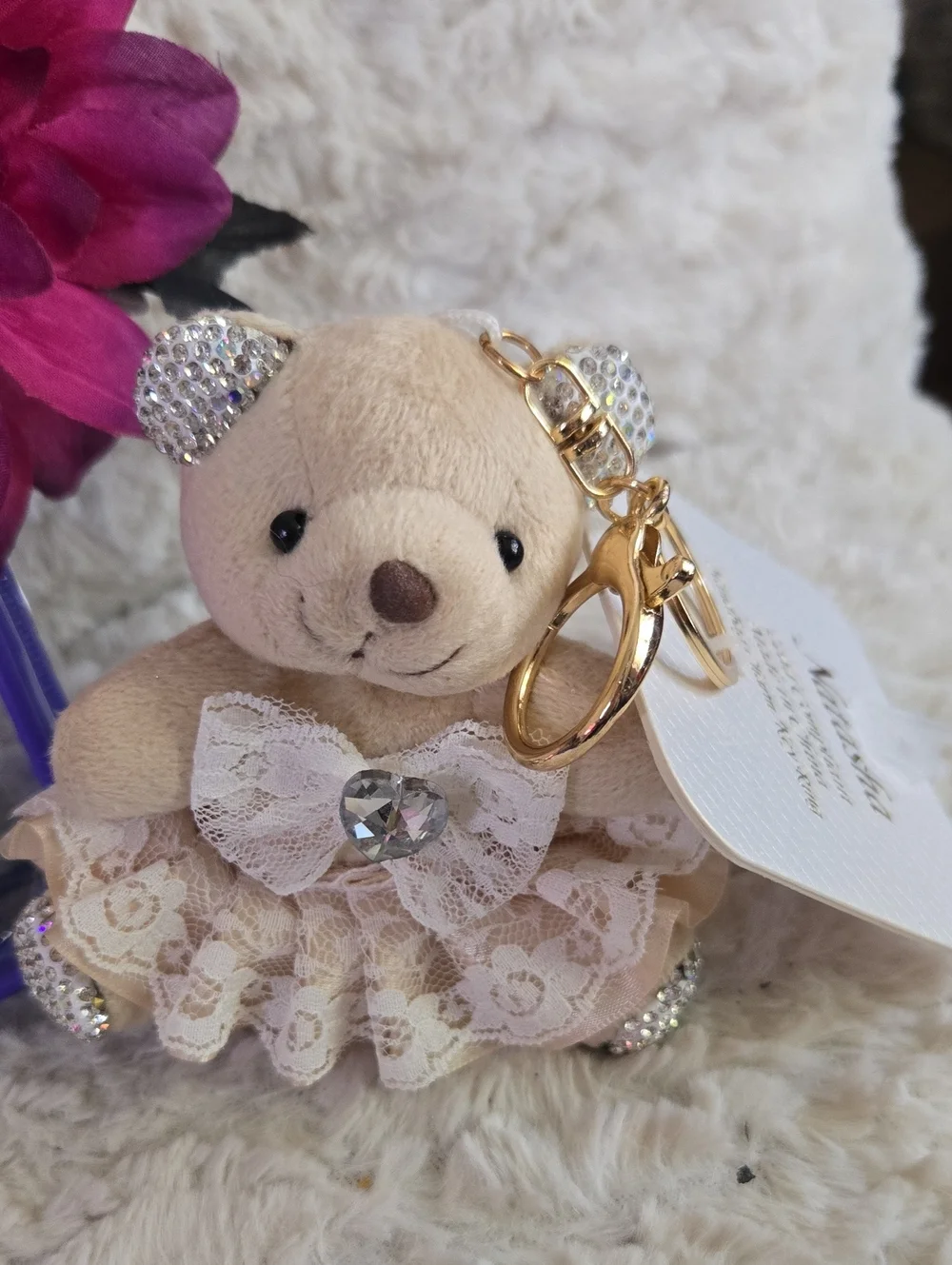 Accessories Gift Set with Purple Flower Accent